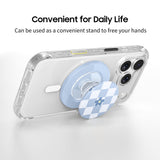 Blue Flowers - Tough Magnetic Grip Stand