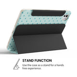 Blue Green - Leather Magnetic iPad Case