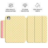 Yellow Pink - Leather Magnetic iPad Case