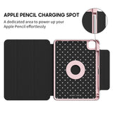 Yellow Pink - Leather Magnetic iPad Case