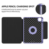 Pink Purple - Leather Magnetic iPad Case