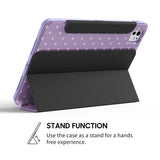 Pink Purple - Leather Magnetic iPad Case