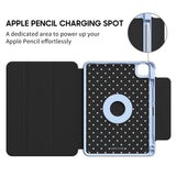 Orange Blue - Leather Magnetic iPad Case