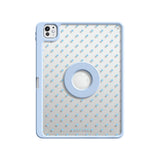 Orange Blue - Leather Magnetic iPad Case