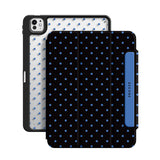 Blue Black - Leather Magnetic iPad Case