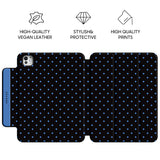 Blue Black - Leather Magnetic iPad Case