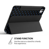 Blue Black - Leather Magnetic iPad Case