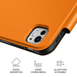 Hermes Orange - Leather Magnetic iPad Case