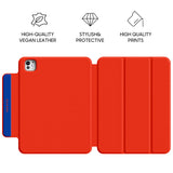 Passion Red - Leather Magnetic iPad Case