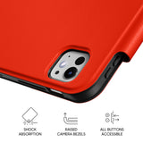 Passion Red - Leather Magnetic iPad Case