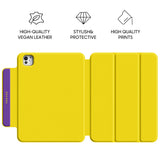 Active Yellow - Leather Magnetic iPad Case