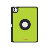 Fluorescent Green - Leather Magnetic iPad Case