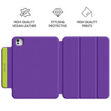 Blackcurrant Purple - Leather Magnetic iPad Case