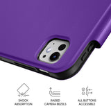 Blackcurrant Purple - Leather Magnetic iPad Case
