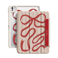 Pretty In Pastel - Leather Magnetic iPad Case