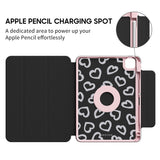 Metal Heart - Leather Magnetic iPad Case