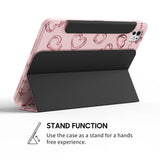 Metal Heart - Leather Magnetic iPad Case