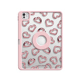 Metal Heart - Leather Magnetic iPad Case