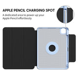 Foggy Blue - Leather Magnetic iPad Case