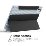 Foggy Blue - Leather Magnetic iPad Case