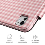 Peach Pink - Leather Magnetic iPad Case