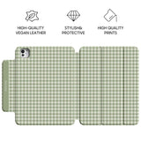 Pale Green - Leather Magnetic iPad Case