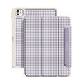 Soft Purple - Leather Magnetic iPad Case