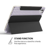 Soft Purple - Leather Magnetic iPad Case