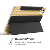 Warm Yellow - Leather Magnetic iPad Case
