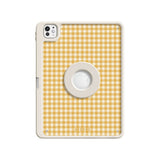 Warm Yellow - Leather Magnetic iPad Case