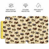 Follow Me - Leather Magnetic iPad Case