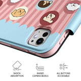 Puppy Party - Leather Magnetic iPad Case