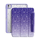 Purple Mist - Leather Magnetic iPad Case