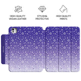 Purple Mist - Leather Magnetic iPad Case