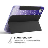 Purple Mist - Leather Magnetic iPad Case