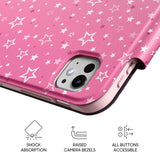 Peach Star - Leather Magnetic iPad Case