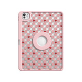 Peach Heart - Leather Magnetic iPad Case