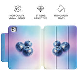 Blueberries - Leather Magnetic iPad Case