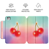 Cherries - Leather Magnetic iPad Case