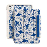 Sea Monster - Leather Magnetic iPad Case