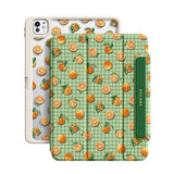 Sweet Orange - Leather Magnetic iPad Case