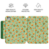 Sweet Orange - Leather Magnetic iPad Case