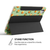 Sweet Orange - Leather Magnetic iPad Case