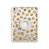 Sweet Orange - Leather Magnetic iPad Case