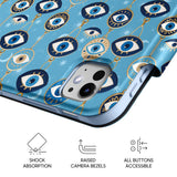 Blue Eyes - Leather Magnetic iPad Case