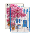 Bougainvillea - Leather Magnetic iPad Case
