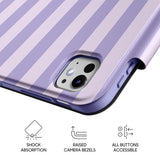 Light Purple - Leather Magnetic iPad Case