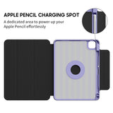 Green Purple - Leather Magnetic iPad Case