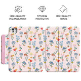 Bouquet - Leather Magnetic iPad Case
