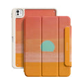 Cyan Sun - Leather Magnetic iPad Case